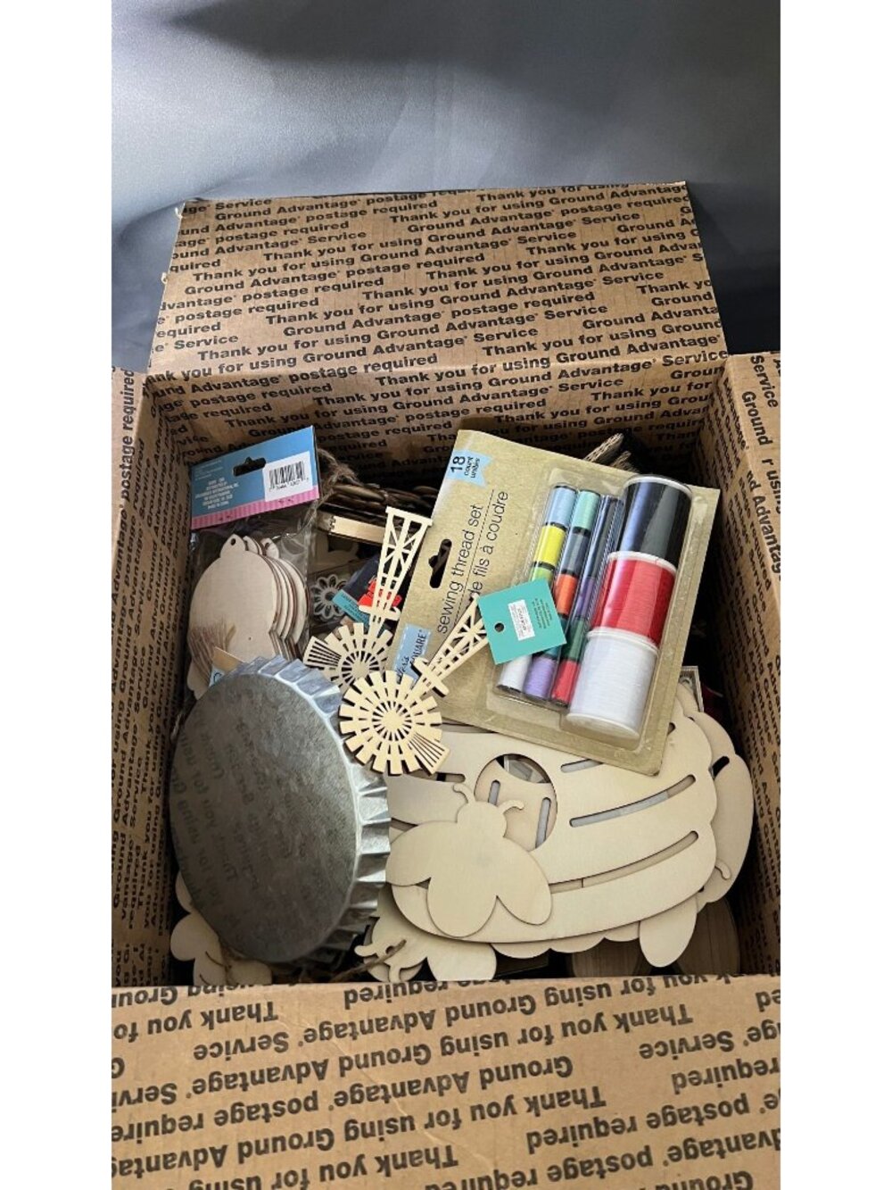 Assorted Wooden & Tin Home Crafts Kit DIY Projects & Decor